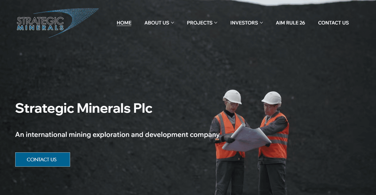 Strategic Minerals, Plc and the Iron Glen Project Update 1